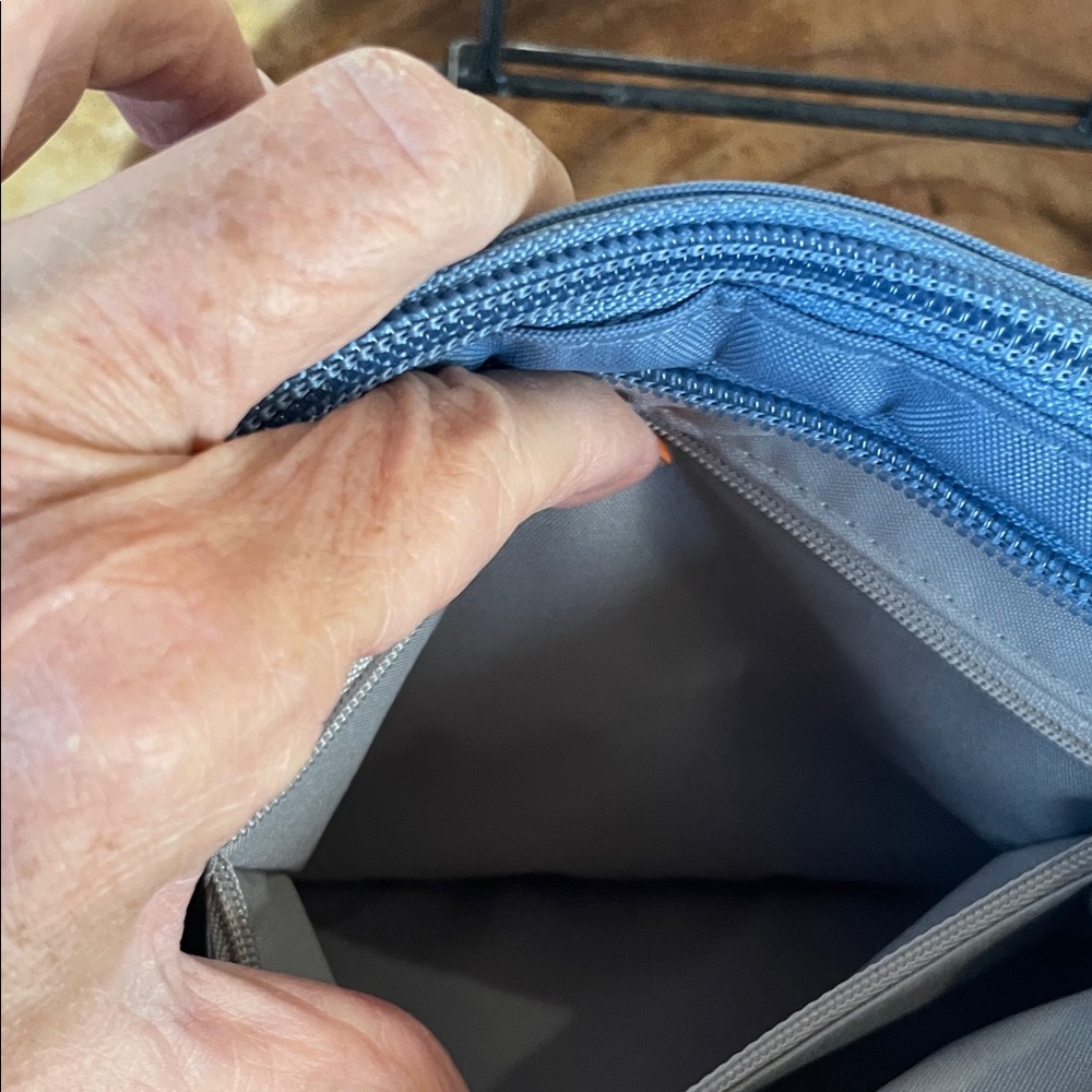Baggallini Blue Belt Bag - Picture 4 of 9
